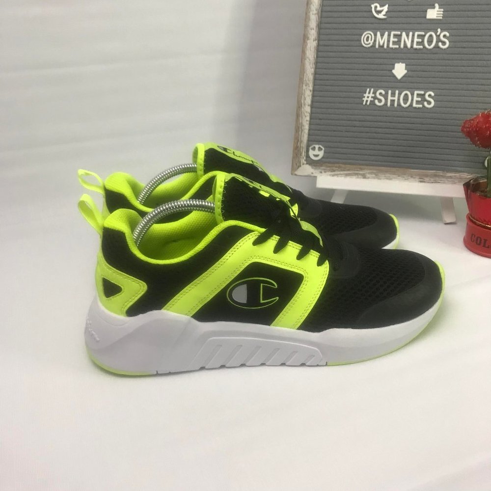 NEW CHAMPION AUTHENTIC D1 LITE MEN'S BLACK MESH SLIP ON SNEAKERS SHOES SIZE 10.5